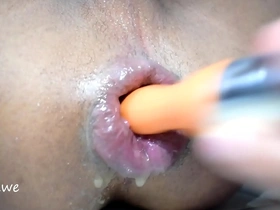 Pleasing me in the ass with ohmibod naughtibod vibe ipod orange