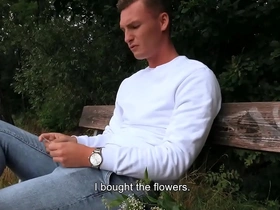 A comfortable fuck spot in the forest for a straight dude to try anal sex - czech hunter 547