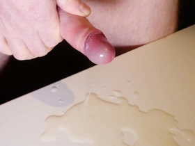 Precum and cumshot