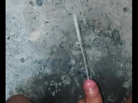 Indian desi boy masturbates in washroom full naked