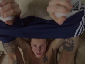 Guy in sportswear roughly fucks a guy with domination and fills his ass with sperm falcon al oliver strelly - 78