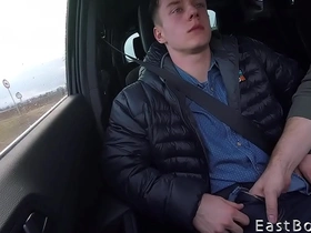 Handjob in the car - victor schumann