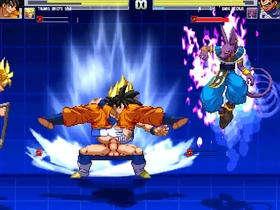 Mugen goku/trunks briefs vs vegeta/beerus