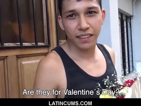 Latincums.com - straight twink latin boy paid cash outdoor fuck with producer pov