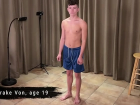 19 year old boy gets a wedgie spanking