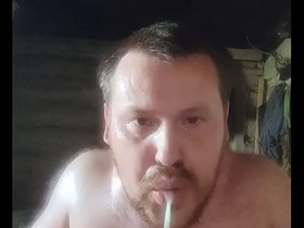 Cum in the mouth.cum on the face. a russian guy from the village tries fresh sperm. a mouthful of cum from a russian gay man.