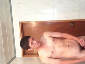 Gay Asian porn video with the title - Okay. - Oh, yeah.